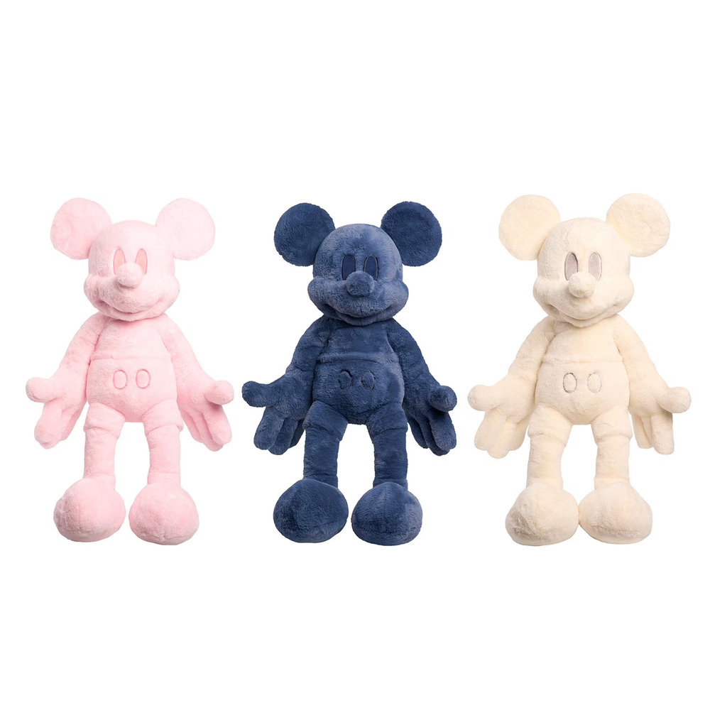 NEW Disney Classic Mickey Mouse 40" Monochromatic Jumbo Plush - Cream - Picture 5 of 5